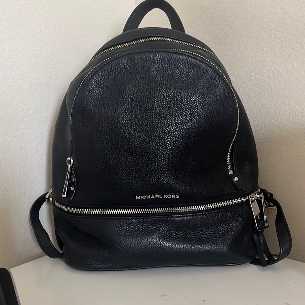 Black Michael Kors Backpack